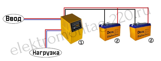 Параллельное подключение аккумуляторов к источнику бесперебойного питания схема параллельного подключения аккумуляторов к источнику бесперебойного питания